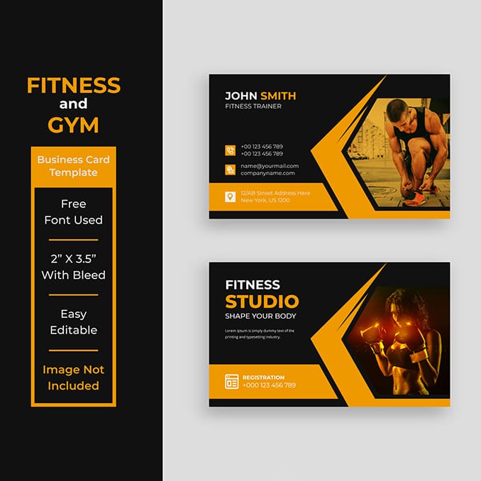 Fitness Business Card  
